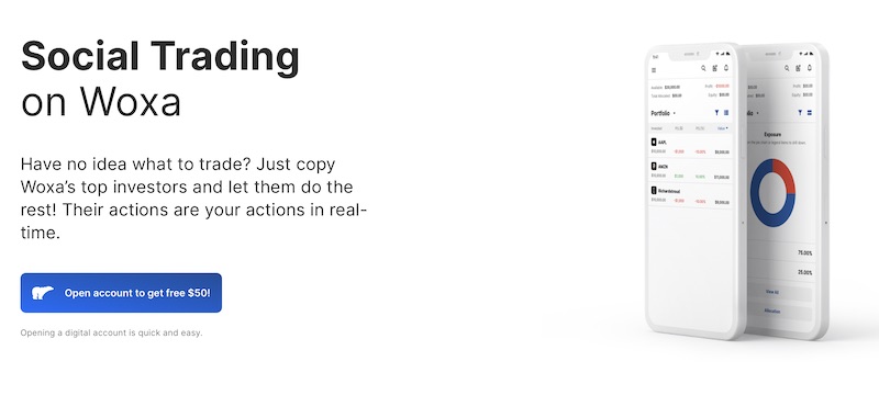 Woxa Introduces Risk-Free Copy Trading with $50 Welcome Bonus